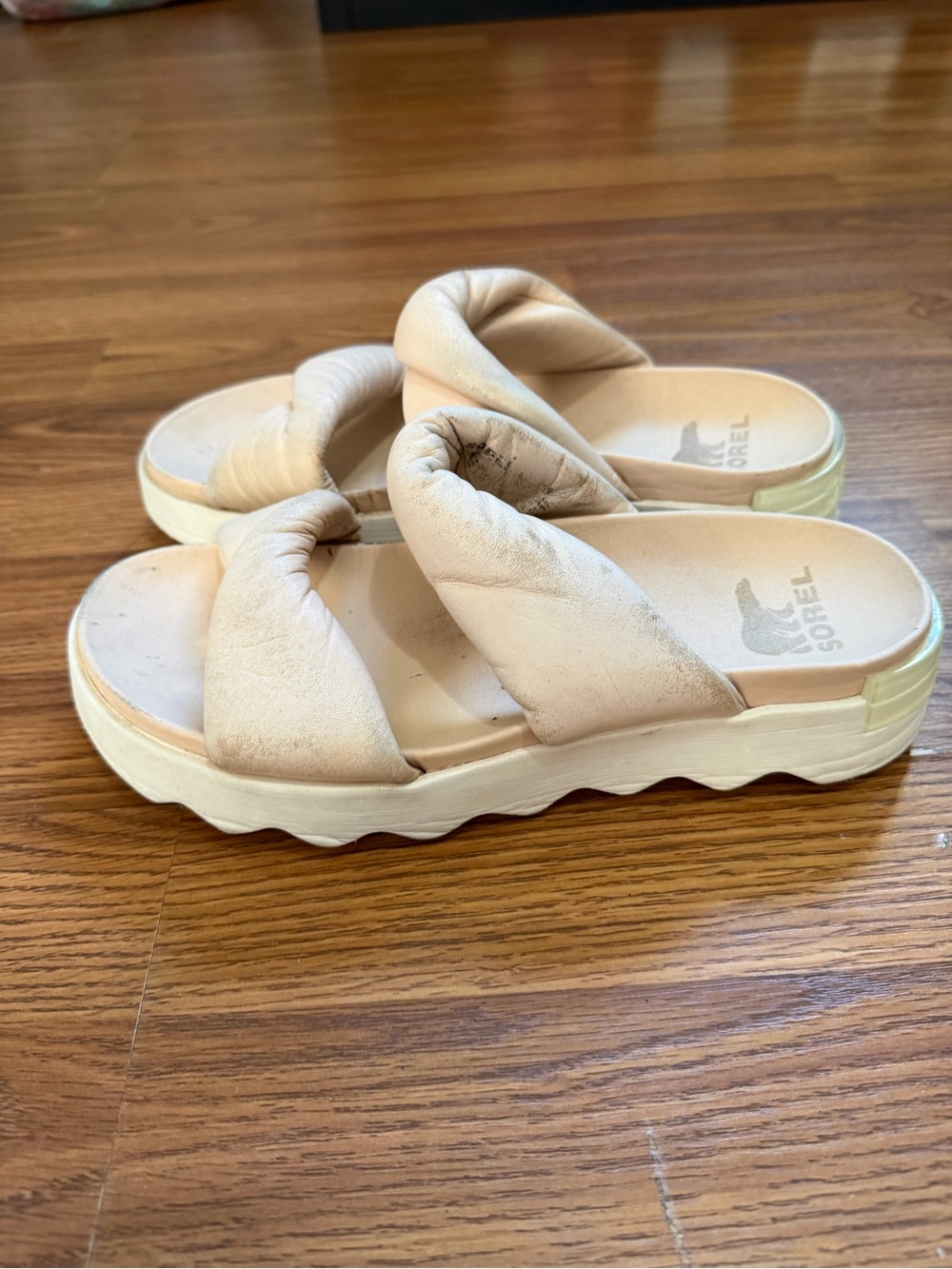 Sorel Viibe Twist Slide chunky cushion sandals 8 - Picture 3 of 7